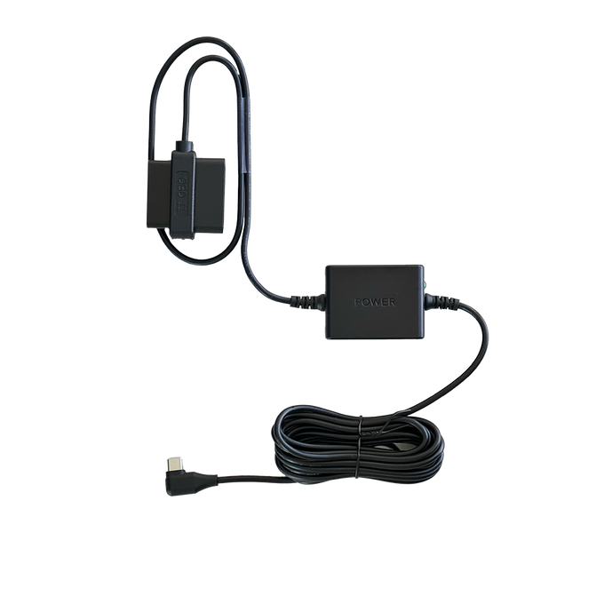 Cobra 0010070-01 OBD-II to USB-C Dash Cam Power Adapter with pass-through