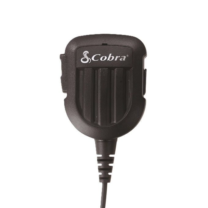 Shows a remote lapel speaker/microphone