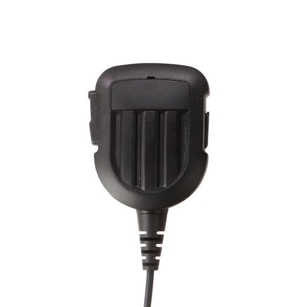 Shows a remote lapel speaker/microphone