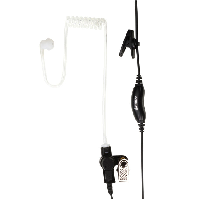 Surveillance Headset with Transparent Acoustic Tube