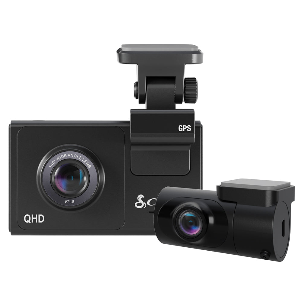 Dash cam with SD Card Included Plus Front and Rear Dash Camera