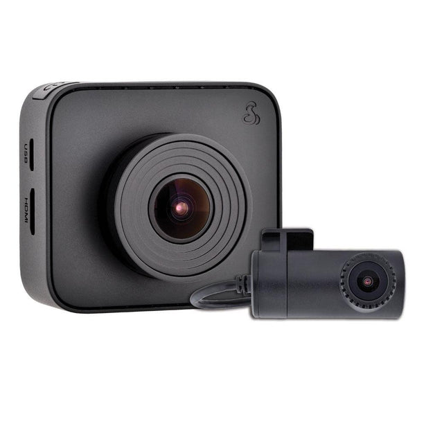 Cobra DASH 2216D Dual View Dash Cam with iRadar 