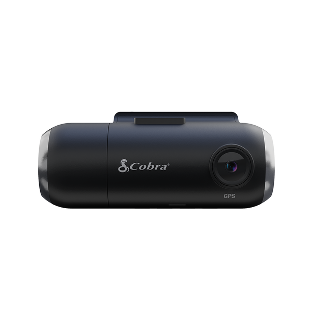 Cobra SC201 HD dash cam with GPS, Wi-Fi, Bluetooth®, and a built